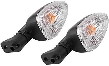 Vista 9 de Terisass Luces de giro 1 par motocicleta indicadores lente 12V plástico dirección indicador lámpara con para F650GS 2008-2009 F800GS F800R 2007-2008