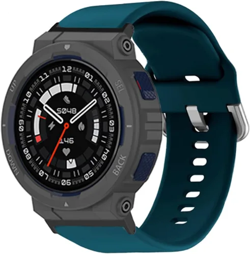 Vista 8 de hengkang Correas de reloj Amazfit Active Edge para mujeres y hombres, elegantes correas de repuesto de silicona ajustables para Amazfit Active Edge