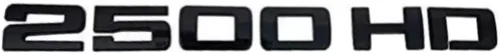 Vista 4 de 2 insignias de calcomanías 3D de 2500HD 2500HD (negro)