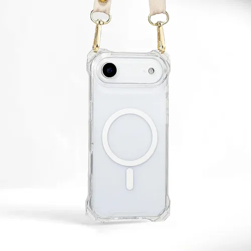 Vista 28 de Funda magnética para iPhone 13 Pro Max, con marco suave magnético transparente, parte trasera de PC, cubierta protectora contra golpes con cordón