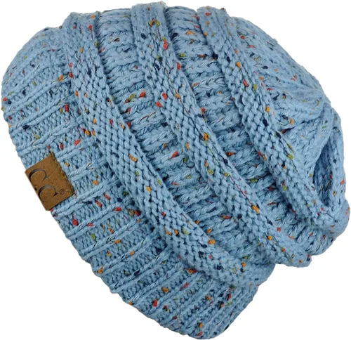 Vista 661 de C.C Trendy Warm Chunky Soft Stretch Cable Knit Beanie