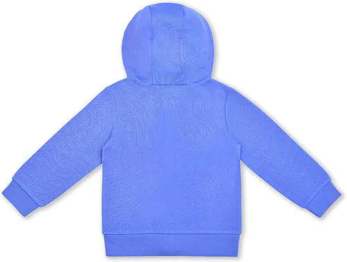 Vista 3 de Blippi Sudadera con capucha con cremallera para niños pequeños y pequeños color azul Naranja