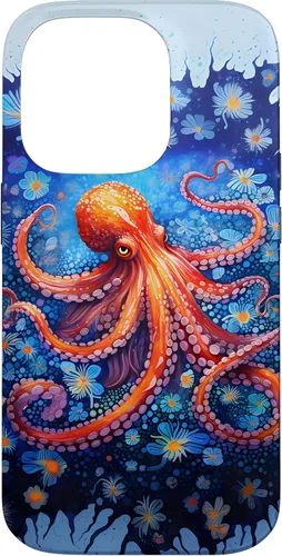 Vista 17 de Funda con diseño de criatura marina de pulpo Kraken para iPhone 17
