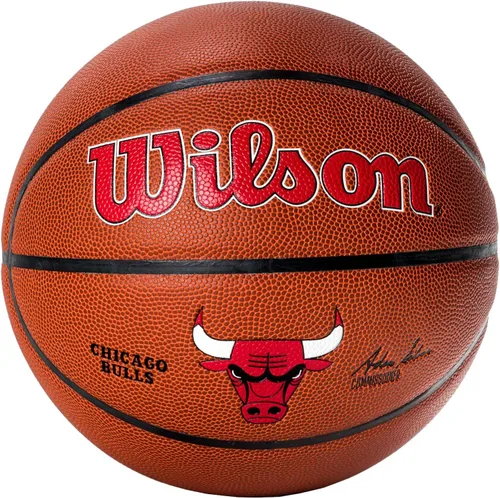 Vista 2 de Wilson NBA Team Alliance Balones de baloncesto - Tamaño 7-29.5" Chicago Bulls