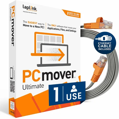 Vista 11 de Laplink PCmover Ultimate 11 - Migration of your Applications, Files and Settings from an Old PC to a New PC - Data Transfer Software - With Optional