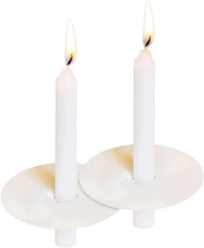 Vista 10 de Juego de 20 velas de pilar negras de 2 pulgadas de ancho x 4 pulgadas de alto, decoración elegante para el hogar, eventos y celebraciones, acabado