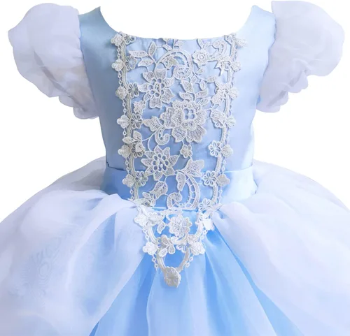 Vista 9 de MING DYNASTY Disfraz de Tinkerbell para niñas, vestido de campana de hadas con alas para Halloween, fiesta, cosplay
