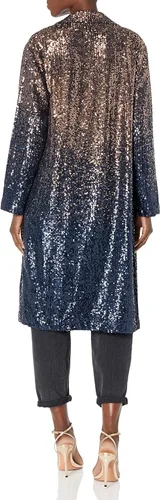 Vista 2 de Trina Turk Women's Open Sequin Soft Jacket