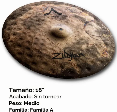 Vista 2 de Zildjian A0119 18" A Uptown Ride Platillo