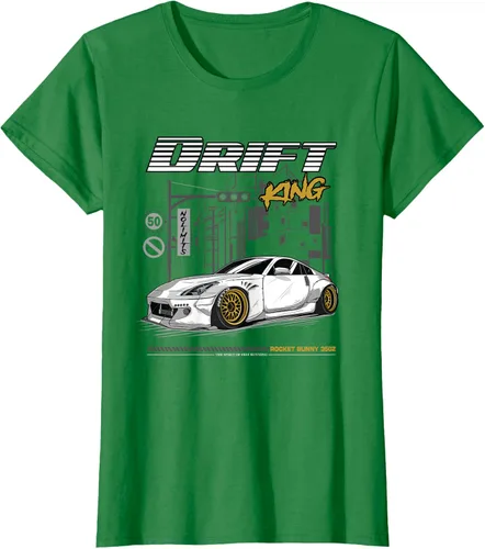 Vista 33 de Z34 370 Fairlady Z - Camiseta gráfica de cuerpo ancho, Negro, S