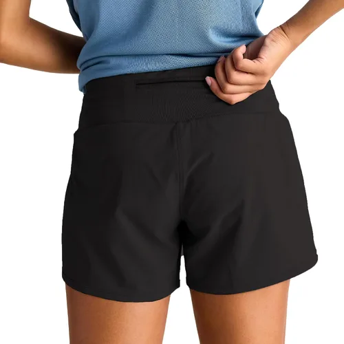 Vista 2 de Free Fly Pantalón corto con forro Breeze para mujer, absorbe la humedad, con protección solar UPF 50+ y forro de viscosa de bambú