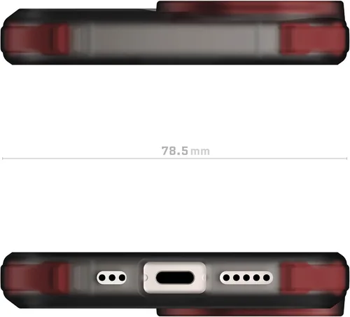 Vista 38 de Ghostek Covert Clear - Funda transparente para iPhone 15 Plus, silicona a prueba de golpes, compatible con accesorios Apple MagSafe, funda Negro