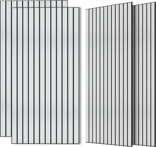 Vista 44 de Paquete de 4 paneles acústicos absorbentes de sonido, 47.2"x23.6" (47.2 x 23.6 pulgadas) paneles de amortiguación de sonido, paneles decorativos
