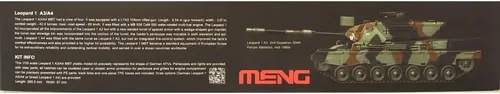 Vista 2 de Meng Leopard 1A3/A4 Kit de construcción de tanque de batalla principal