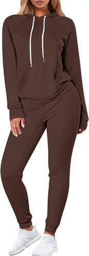Vista 24 de Fixmatti Sudadera con capucha y bolsillos para mujer