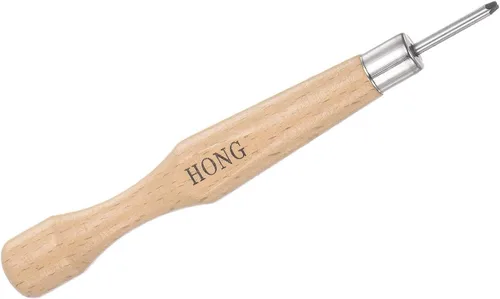 Vista 5 de uxcell Cuchillo para tallar madera, cinceles, acero al carbono 50# de 0.059 in, pequeño triángulo para esculpir Graver para manualidades, escultura