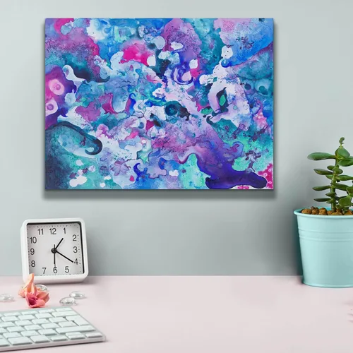 Vista 4 de Epic Graffiti 'Luminous Darkness' de Carissa Luminess, lienzo para pared, 16 x 12 pulgadas
