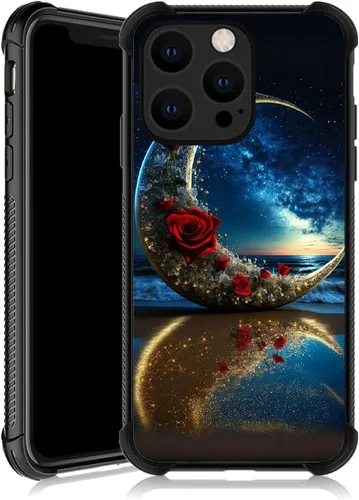Vista 10 de ZHEGAILIAN Funda compatible con iPhone 13 Pro, funda protectora de TPU suave antideslizante reforzada con cuatro esquinas a prueba de golpes
