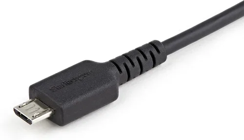 Vista 3 de Startech USBSCHAU1M - Cable de carga segura de 3 pies USB-A a Micro USB, bloqueador de datos, color negro