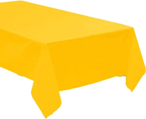 Vista 9 de Paquete de 4: manteles desechables de plástico / manteles de mesa, 54 x 108 pulgadas, rectangular, impermeable y desechable, ideal para fiestas