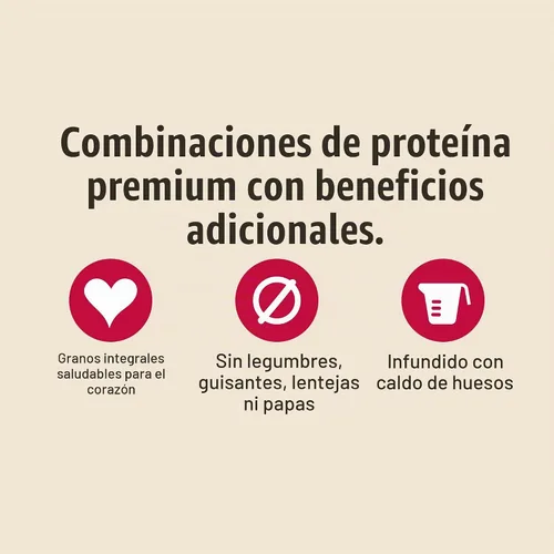 Vista 7 de The Honest Kitchen Receta integral de carne de res y salmón integral, alimento deshidratado de grado humano para perros con caldo de huesos