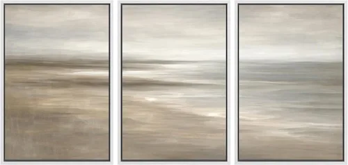 Vista 47 de SIGNWIN Lienzo enmarcado para pared, juego de arte sereno de pantanos con humedales verdes e ilustraciones de agua tranquila, arte moderno