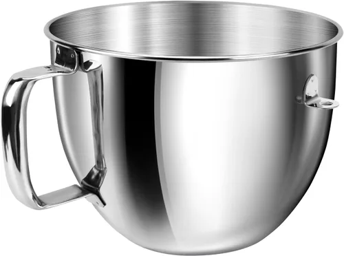 Vista 10 de KitchenAid - Tazón de mezcla de 5 cuartos de galón para batidoras de pie, tazón de acero inoxidable de grado alimenticio con mango y cierre, Dorado
