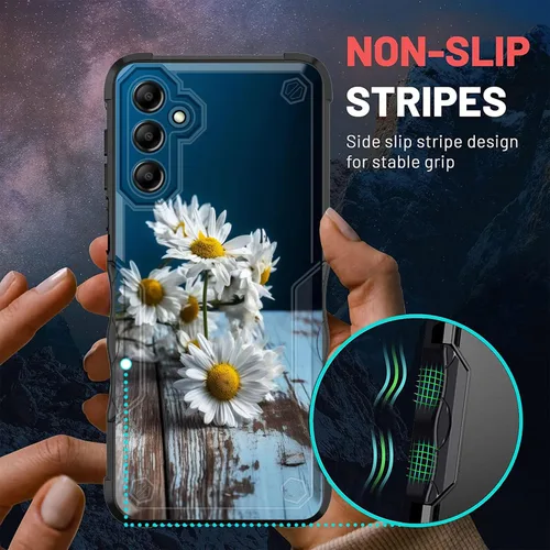 Vista 338 de Funda para Galaxy A14 5G, [Doble Capa][Protección contra Caídas de Grado Militar de 10 Pies] [Antideslizante] Funda Resistente a Prueba de Golpes