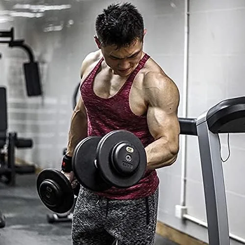 Vista 2 de COOFANDY Camisetas sin mangas para hombre, paquete de 3 camisetas sin mangas para gimnasio, espalda en Y, para entrenamiento, culturismo, camisetas