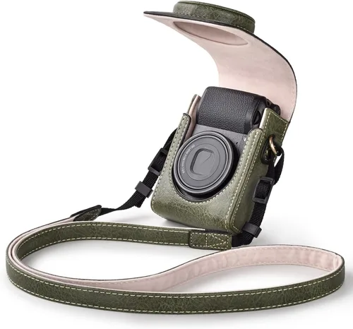 Vista 9 de Rieibi Funda para cámara Sony ZV1F/ZV1/Ricoh GR IV/IIIx/Ricoh III/Fujifilm X-Half/X-HF1/Panasonic LX9 LX10 LX15/Canon G7X III / G7X II / SX740 HS