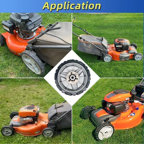 Vista 7 de 2 ruedas de accionamiento para cortacésped Husqvarna 580365301 593198101 compatibles con cortacésped L321AH, LC221A HU675AWD, HU700AWD, HU725AWD