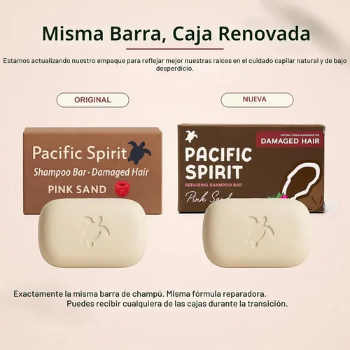 Vista 2 de Barra de champú para cabello dañado, teñido y normal, más de 100 lavados, arcilla blanca, vegano