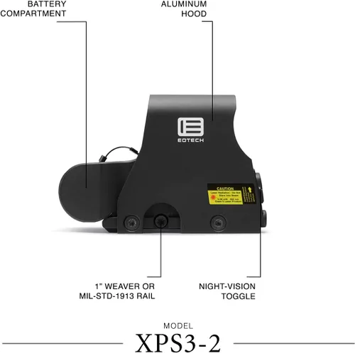 Vista 3 de EOTECH XPS3 Mira de Arma Holográfíca