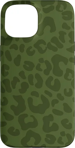 Vista 6 de Olive Military Green Cheetah Leopard Print Animal Skin Case for iPhone 17