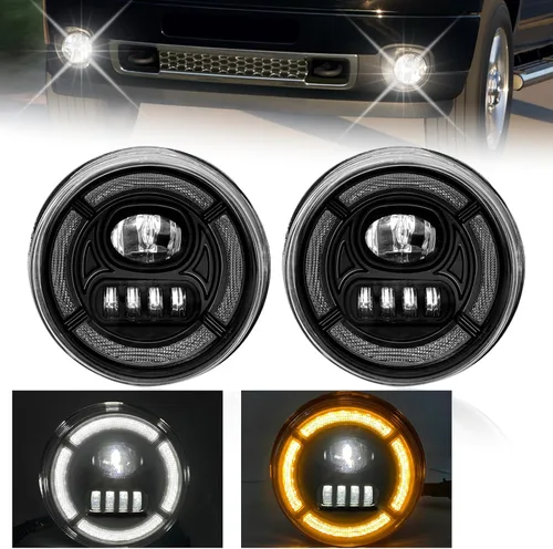 Vista 74 de Luces antiniebla de conducción compatibles con lámparas de parachoques delantero Honda CRV 2007 2008 2009 con bombillas halógenas H11 de 12 V 55 W