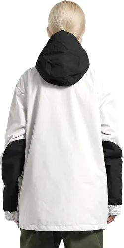 Vista 2 de GSOU SNOW - Chaqueta de esquí para mujer, abrigo de nieve, impermeable, cortavientos, chaqueta de snowboard, aislada, cálida, para invierno