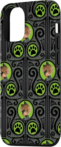 Vista 2 de Funda para iPhone 12/12 Pro Miraculous Ladybug y Cat Noir The Movie CN Print Case