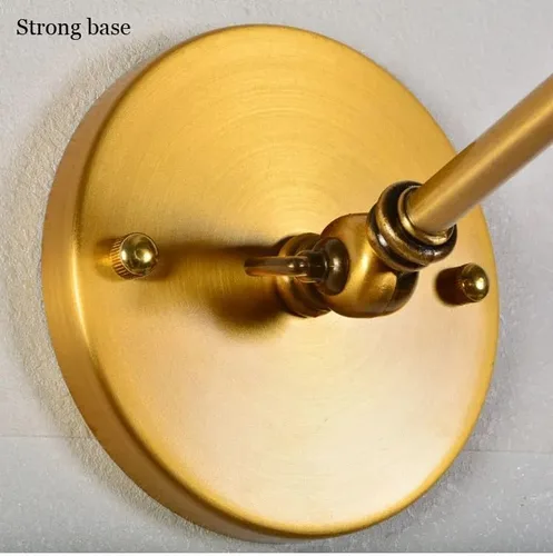Vista 7 de LED Wall Sconce Nordic Gold Folding Lamp Retro Industrial Home Decor Restaurant Coffee Shop Milk Study Light