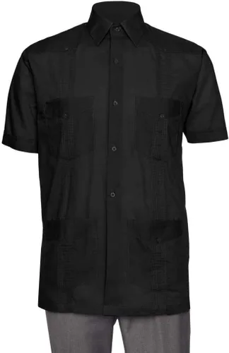 Vista 9 de Camisa Guayabera de manga corta - para hombre con aspecto de lino cubano