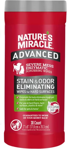 Vista 13 de Nature's Miracle Eliminador avanzado de manchas y olores para perros para desastres severos de los perros