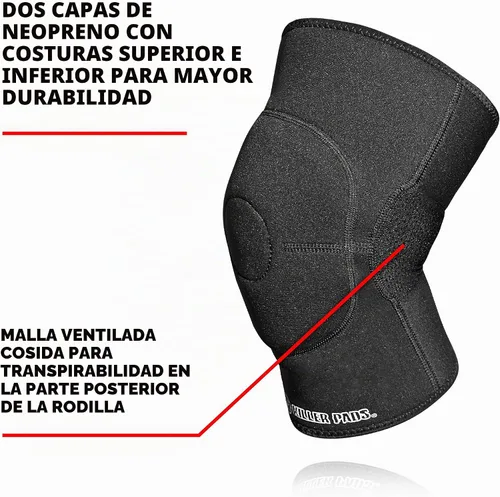 Vista 3 de 187 Killer Pads Junta de rodilla, protección de rodilla de perfil bajo para monopatín y otros deportes de acción
