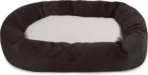 Vista 16 de Cama para perro de 24 pulgadas Apple Villa Collection Sherpa Bagel