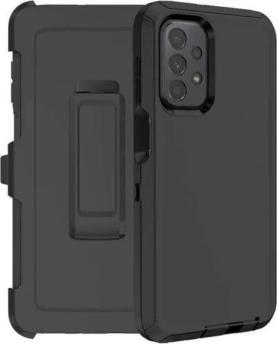 Vista 9 de Funda protectora resistente a prueba de polvo a prueba de golpes, 3 en 1 sin protector de pantalla (no para versión UW) - Negro