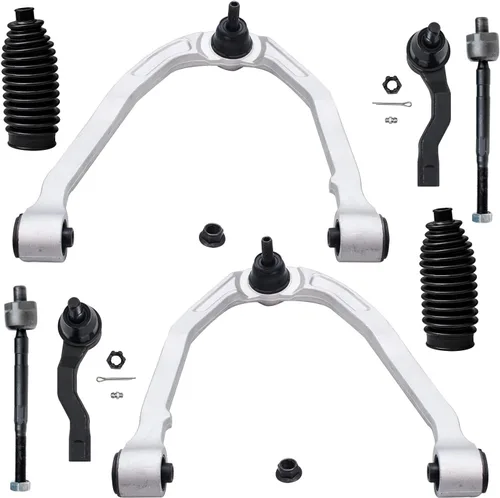 Vista 40 de Detroit Axle - Kit de brazos de control de extremo de 8 piezas para Toyota 2001-2003 Highlander 2002-2003 Camry Lexus ES300, 2 conjuntos de brazos