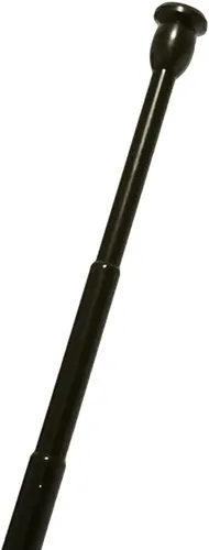 Vista 7 de Antena CB de mano retráctil de 26 ~ 28 MHz con conector macho BNC de 9 a 27 pulgadas de longitud 6 secciones de cobre cromado compatible