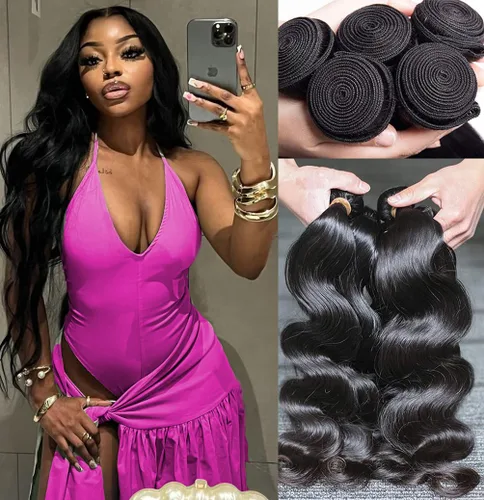 Vista 20 de Paquetes de Cabello Humano de Ondas Profundas （12 14 16 ）12A 100% Sin Procesar Cabello Humano Virgen Brasileño Profundo Rizado Tejido de Cabello