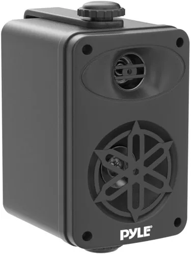 Vista 3 de PYLE Altavoces al Aire Libre - Altavoces Impermeables de Grado Marino, Montaje Universal, Construcción de ABS Resistente - Uso en Barco, Patio, Negro