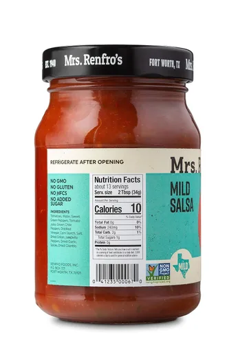 Vista 2 de Mrs. Renfro's Salsa suave, 16 oz (paquete de 4)