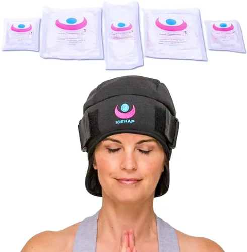 Vista 4 de 5 paquetes de gel extra de grado terapéutico para Icekap Migraine Cold Cap