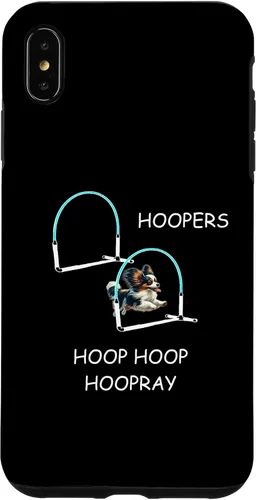 Vista 7 de iPhone 15 Dog Agility Dog Hoopers Papillon - Hoop Hoop Hoopray Case